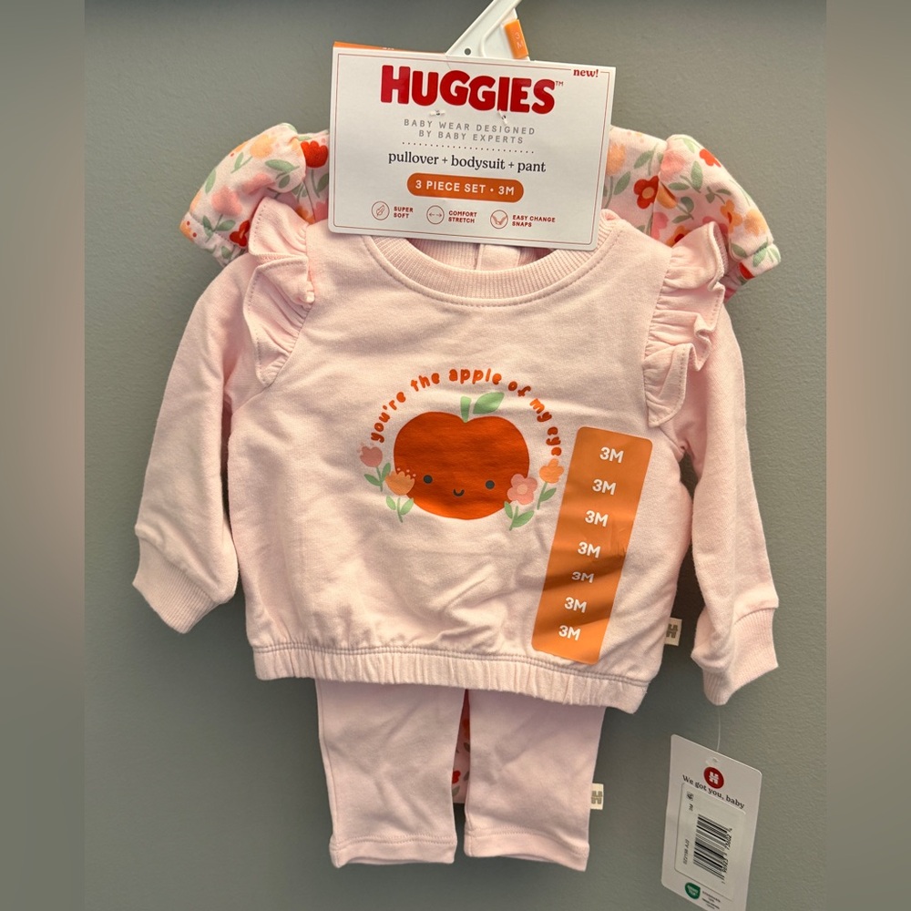 Huggies Pink Kids‎ Matching Set